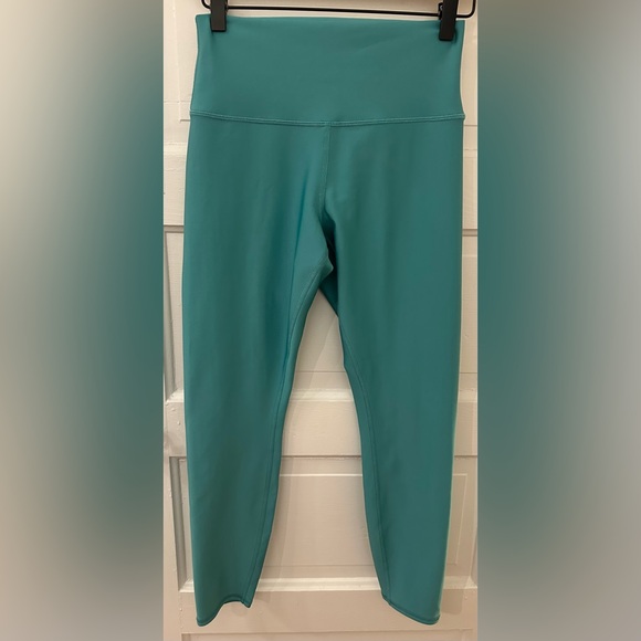 ALO Yoga Pants - Alo High-Waist Airlift Legging 7/8 Length Ocean Teal Sz M